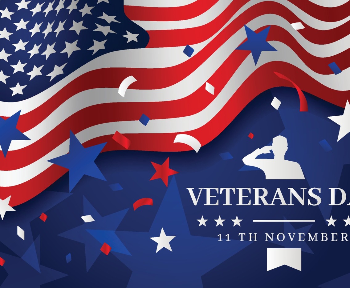 USA Veterans Day Background