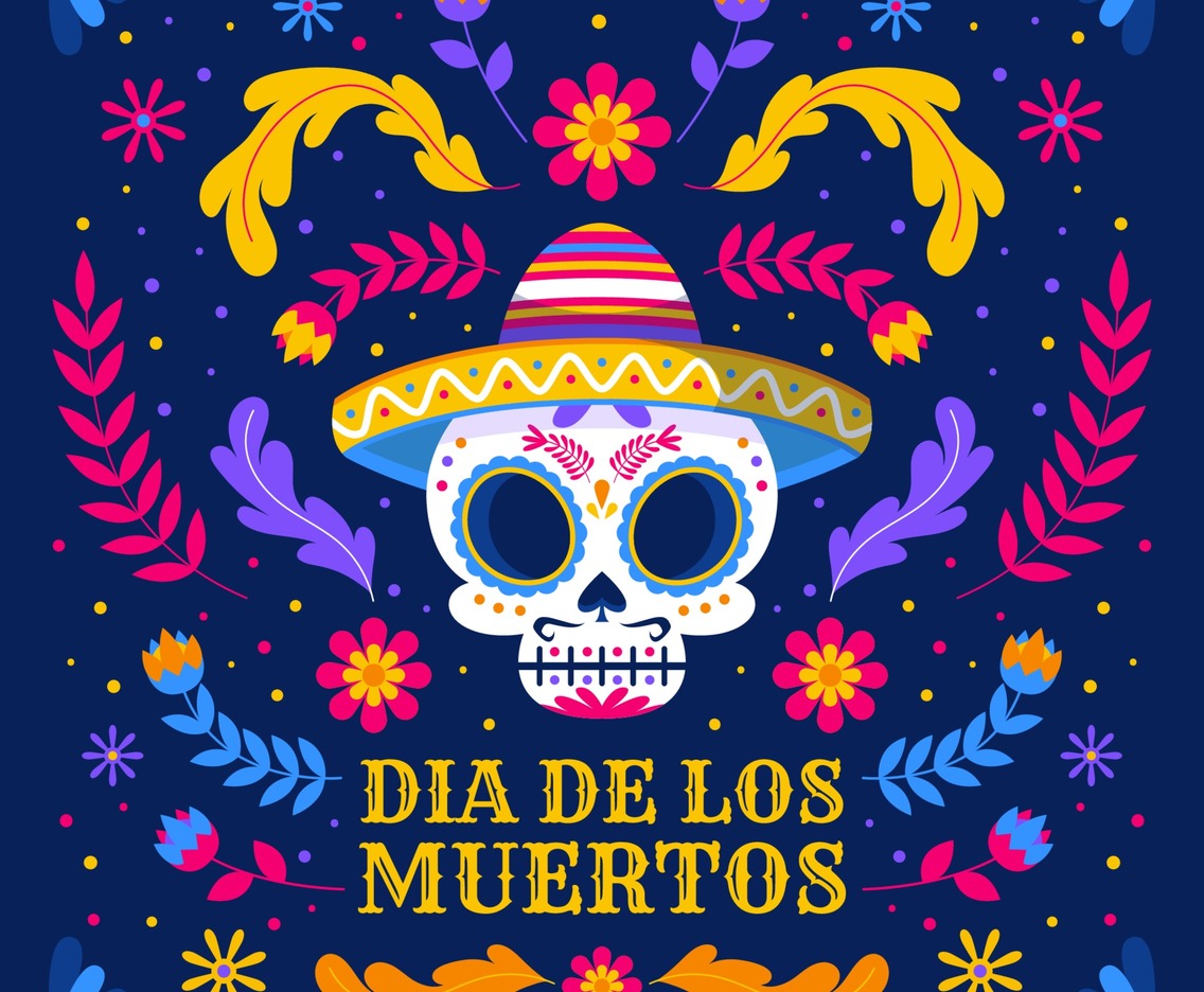 Skeleton With Flower Ornament
