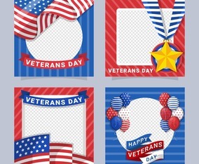 Veterans Day Social Media Template