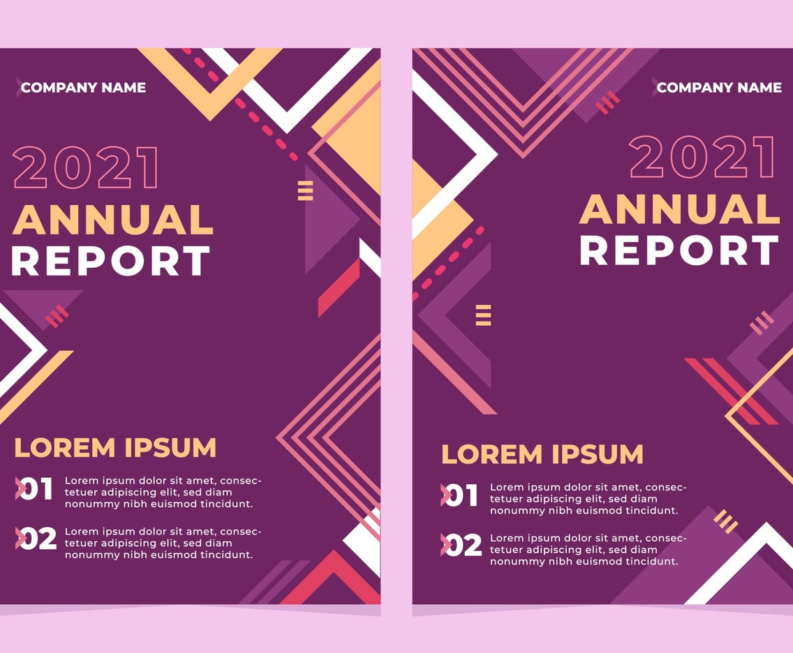 Set of Annual Report Template