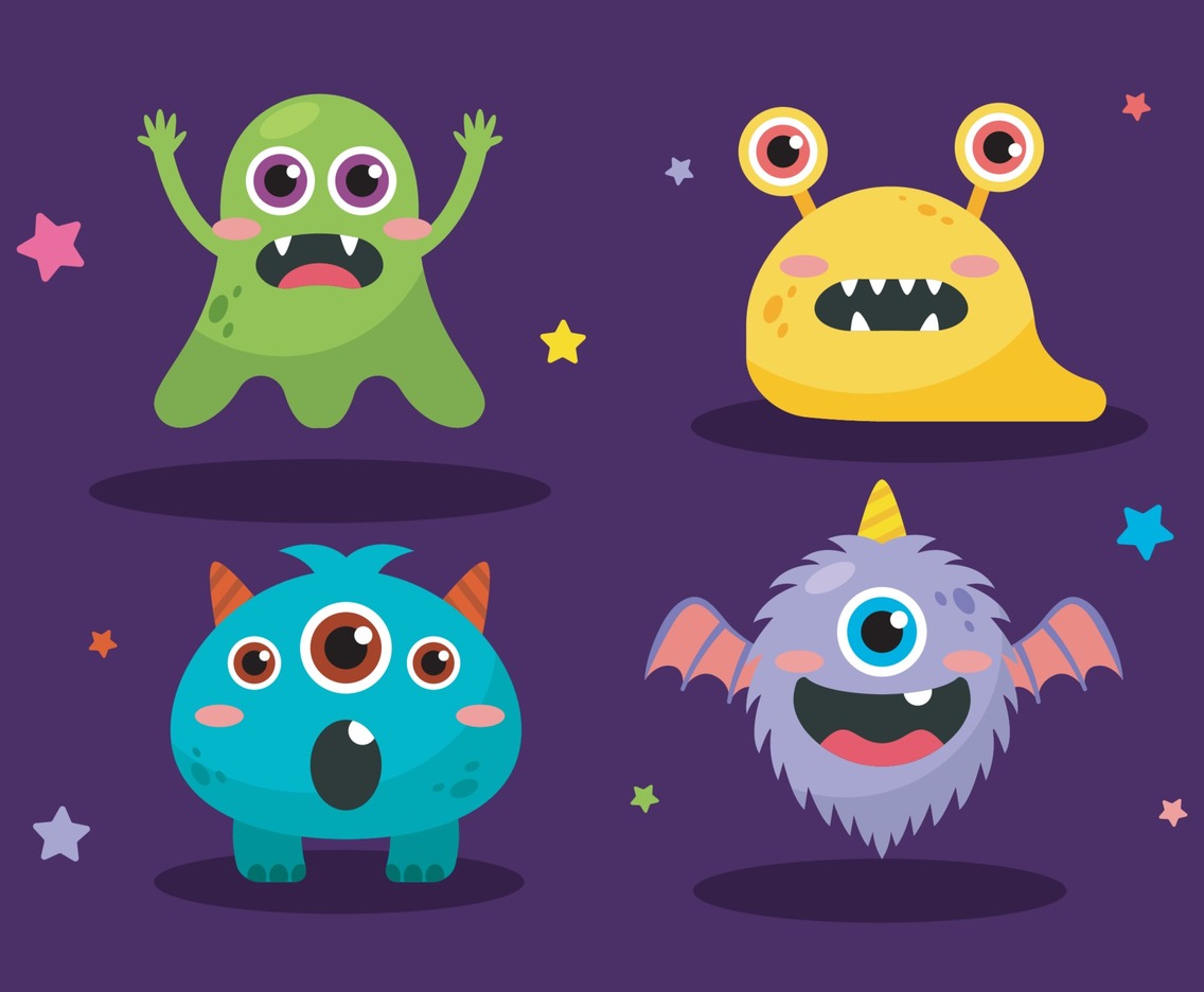 Halloween Monster Icon Collection
