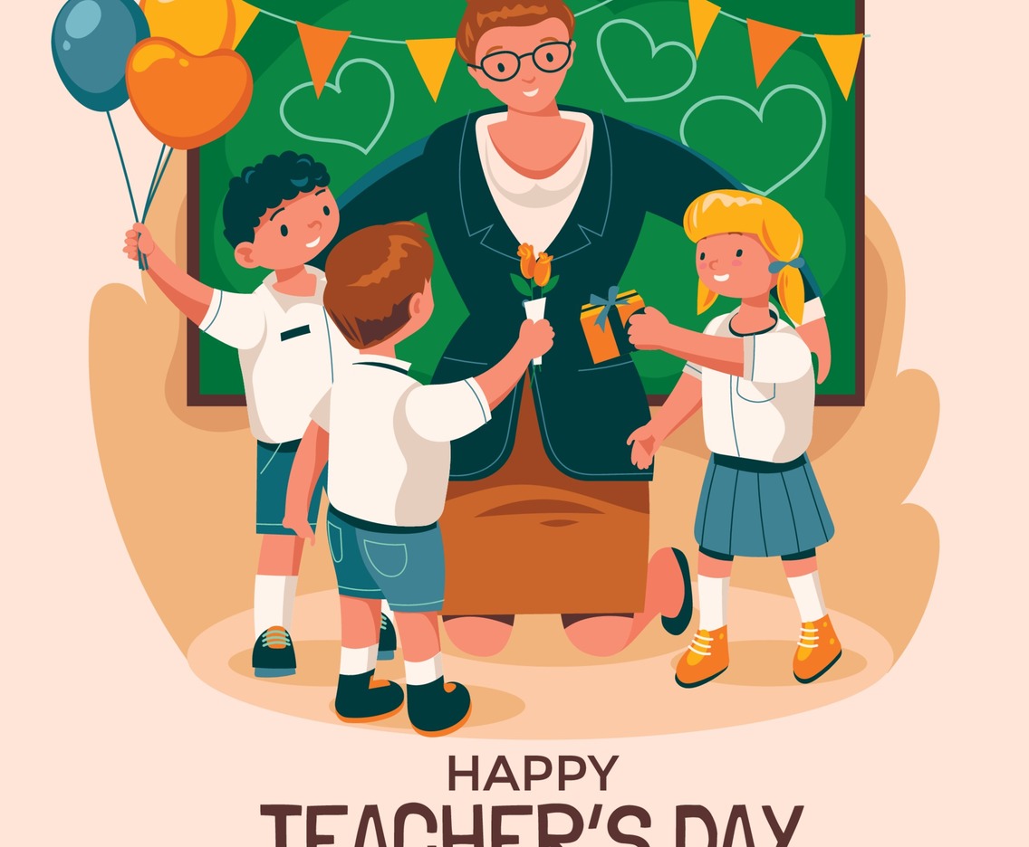 Happy Teacher's Day Concept