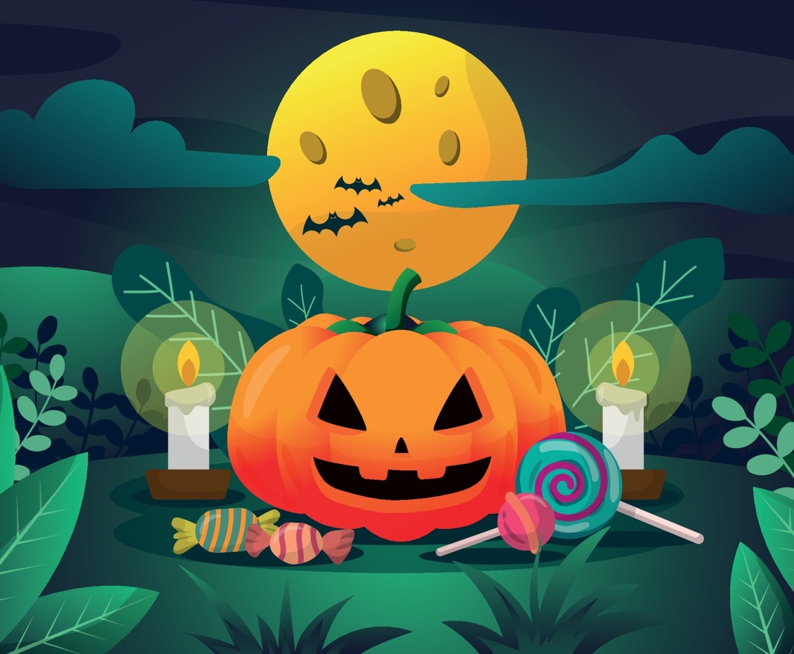 Halloween Pumpkin Background