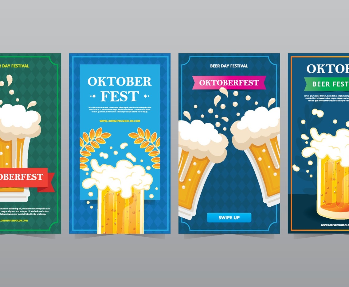 Oktoberfest Template for Social Media Post