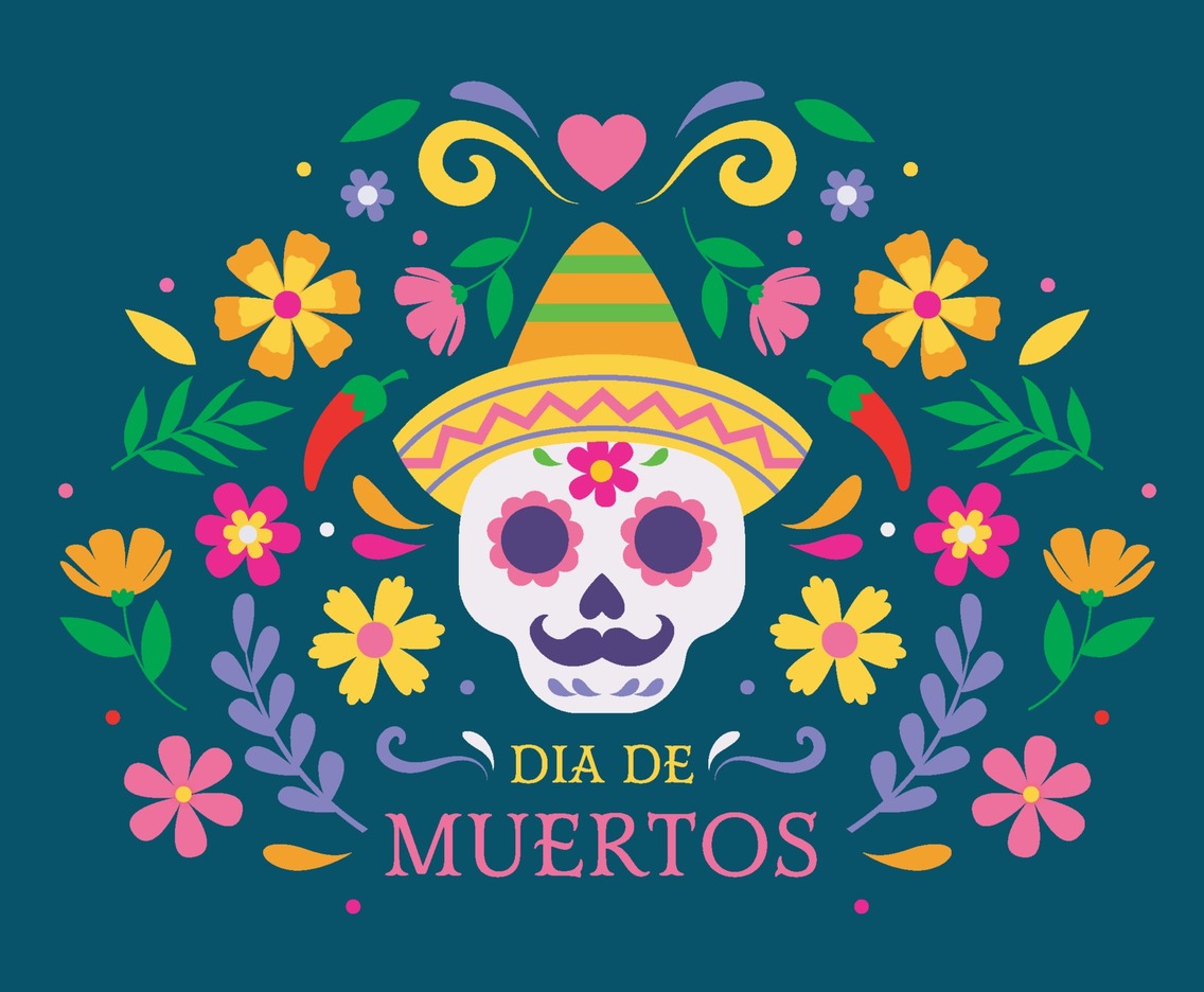 Day of the Dead Celebration Background