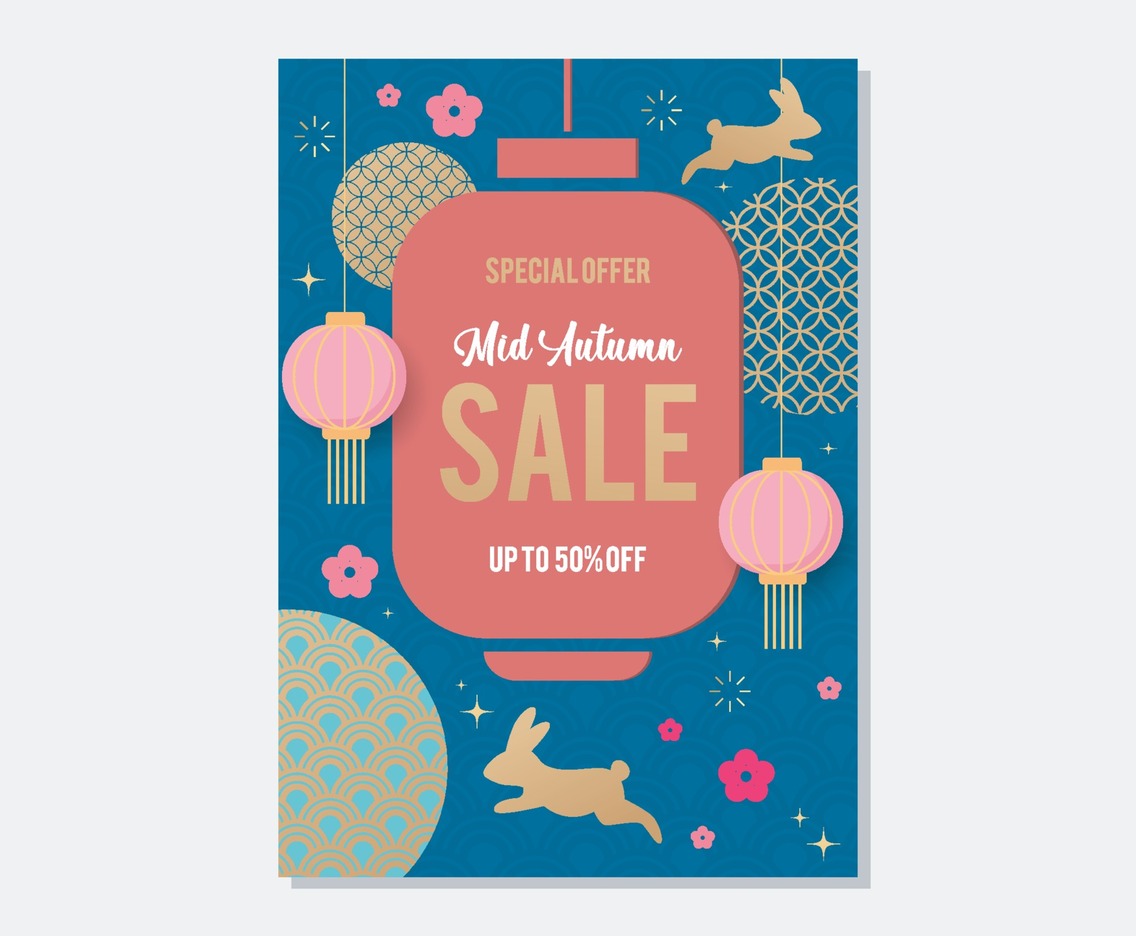 Mid Autumn Festival Sale Poster