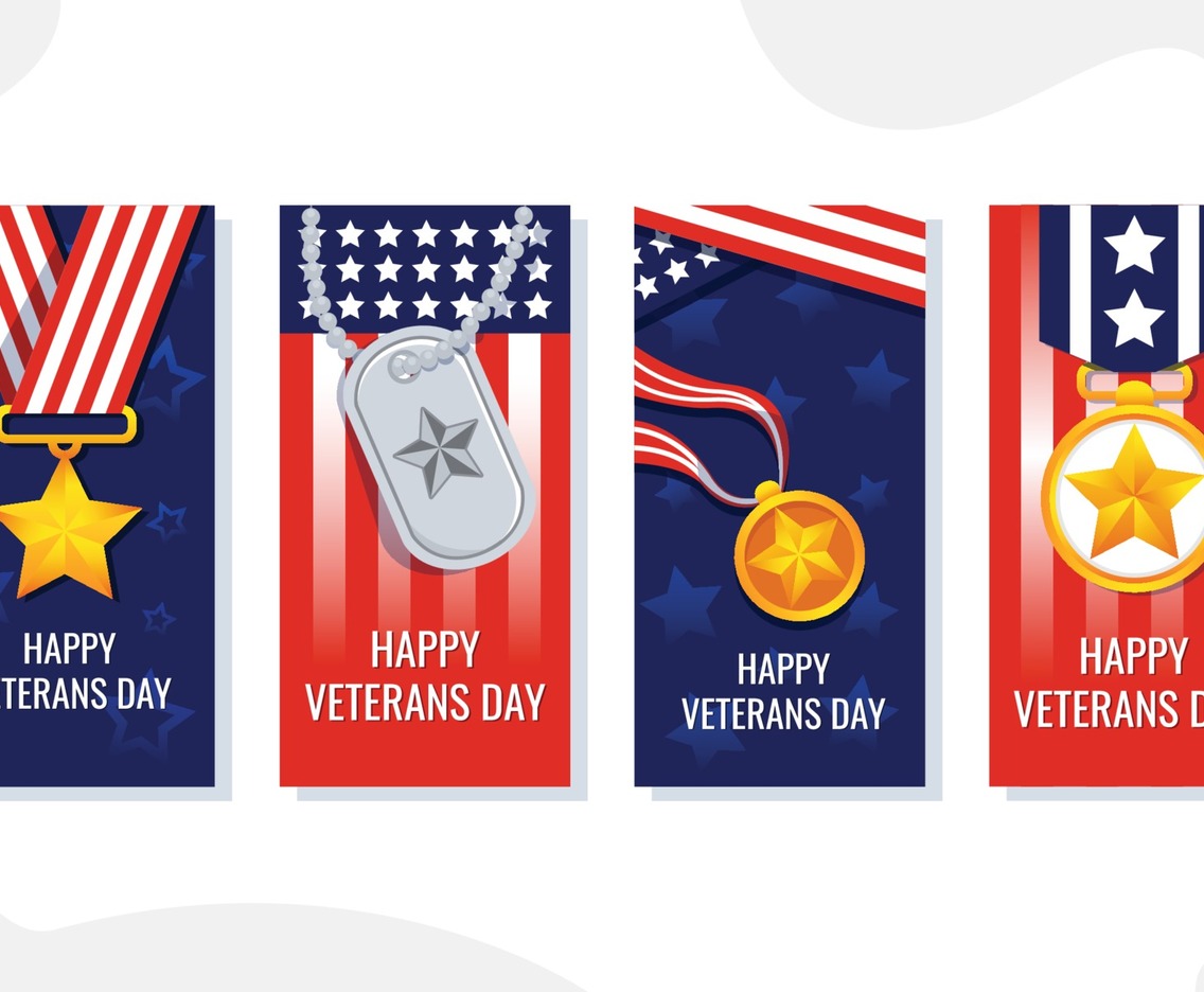 Veterans Day Celebration Greetings Set for Social Media