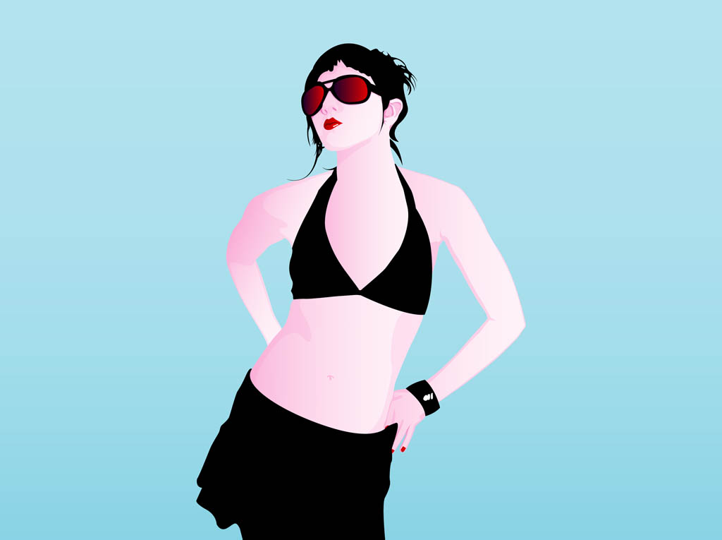 clipart girl in bikini - photo #41