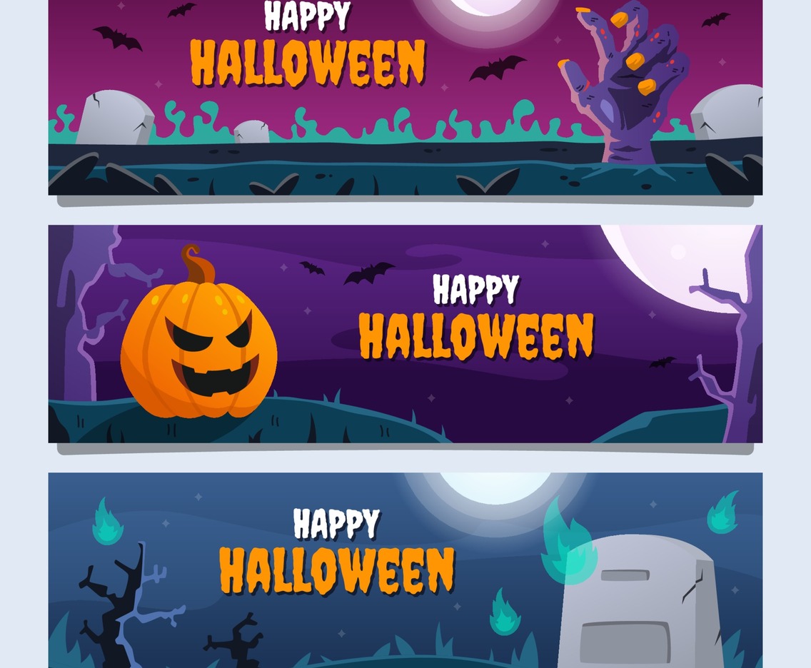 Halloween Festival Banner Collection