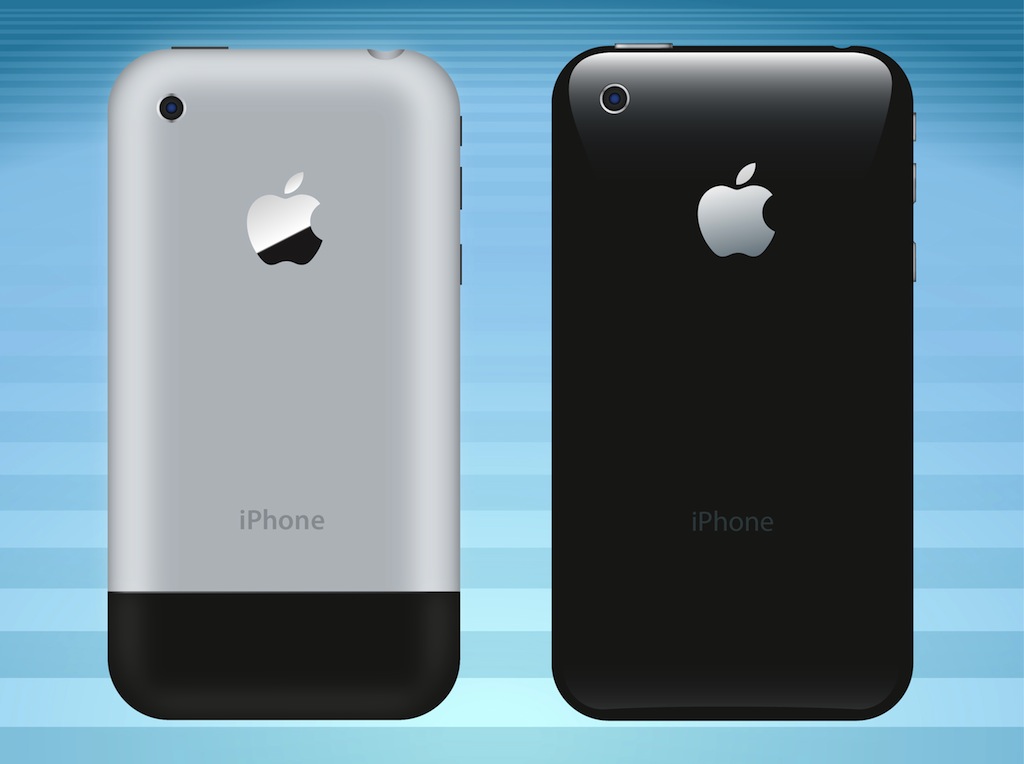 iPhone Back Vector
