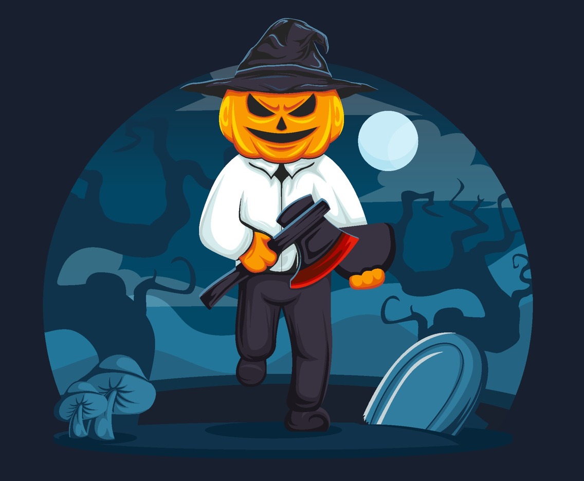 Jack o Lantern Halloween Character
