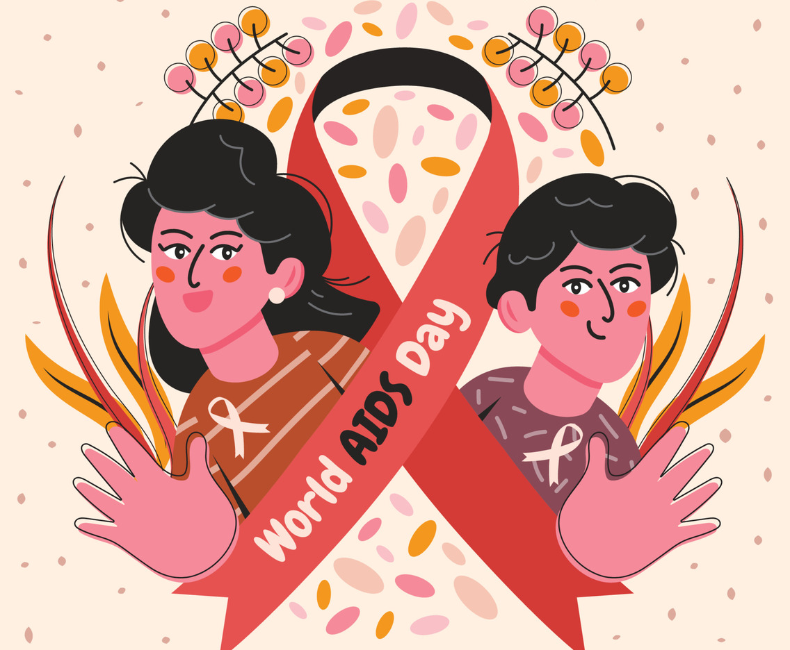 World Aids Day Background Template