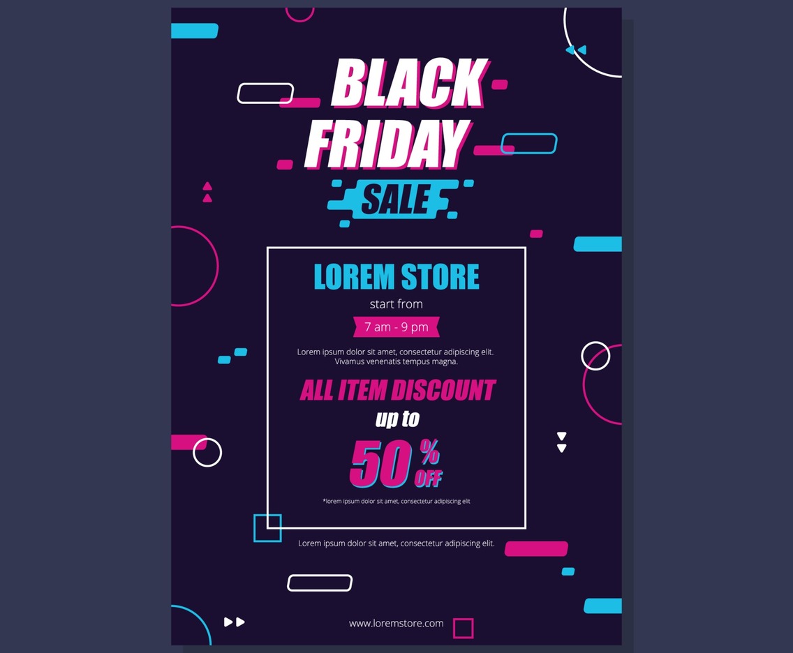 Modern Black Friday Sale Poster