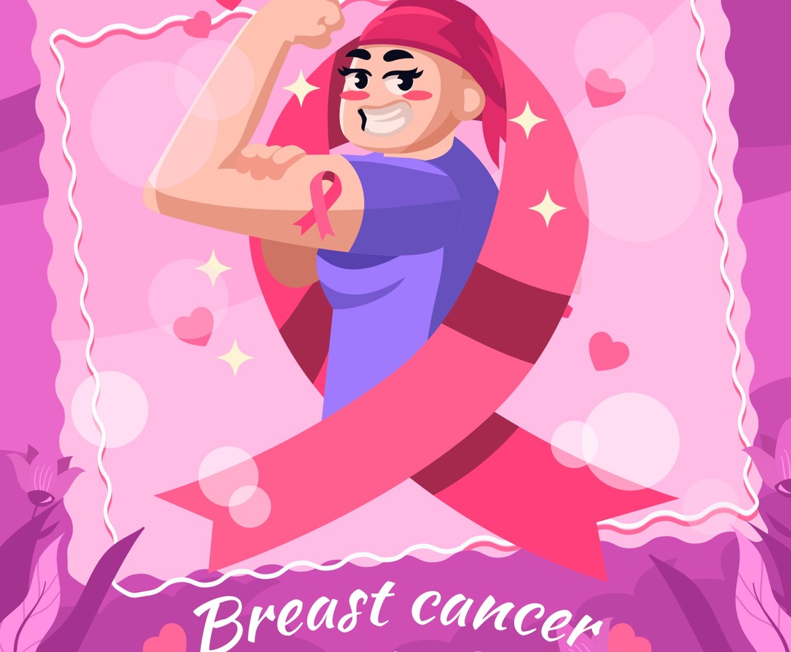 Celebrating Woman Pink Breast Cancer Day