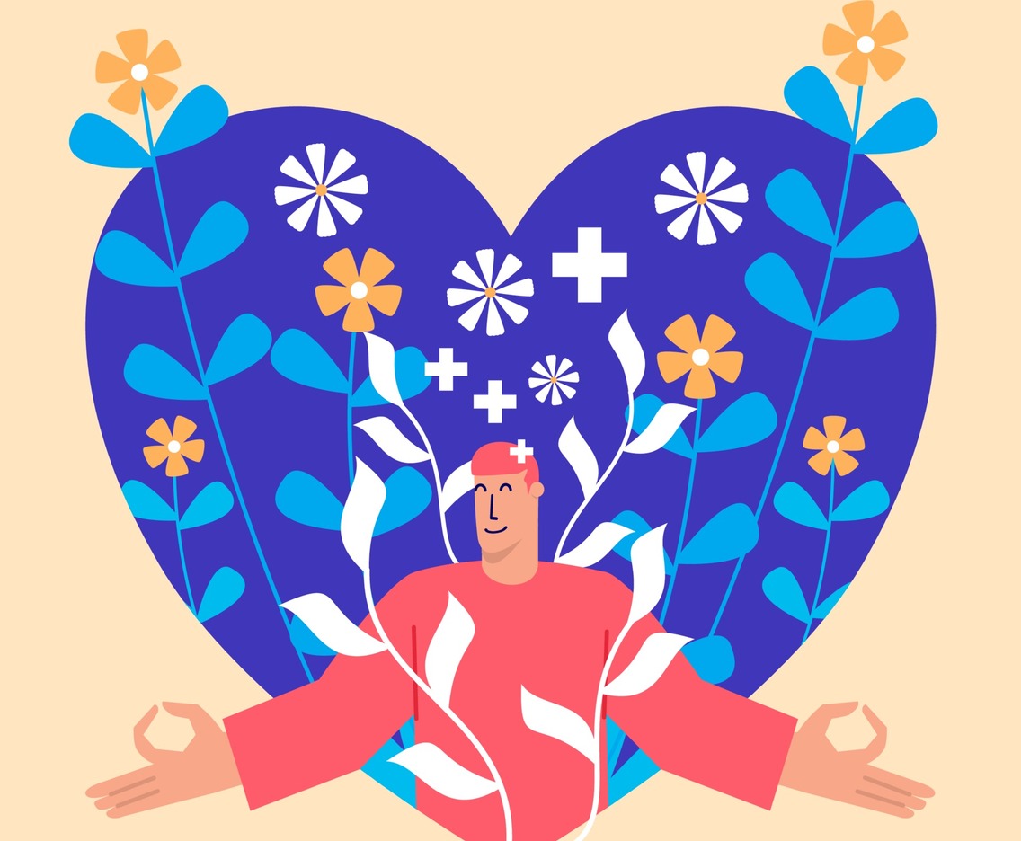 A Person with Peace of Mind
