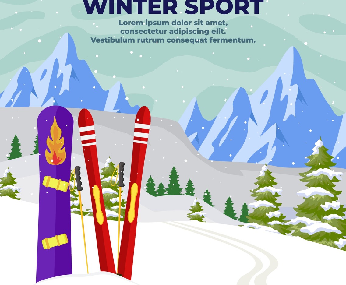 Winter Sport Illustration