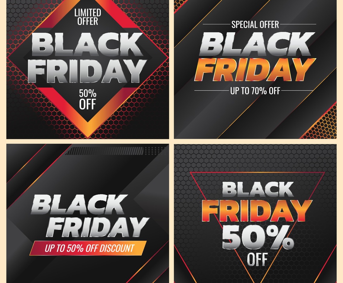 Black Friday Social Media Set