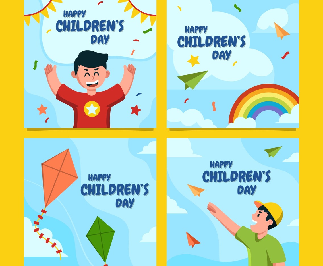 Children's Day Social Media Template