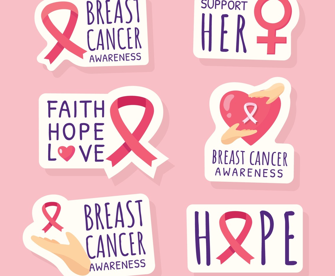 Breast Cancer Awareness Sticker Collection