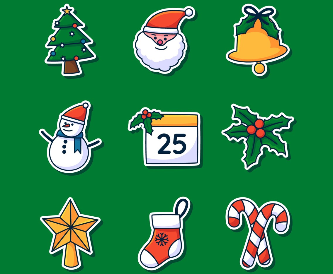 Christmas Sticker Set