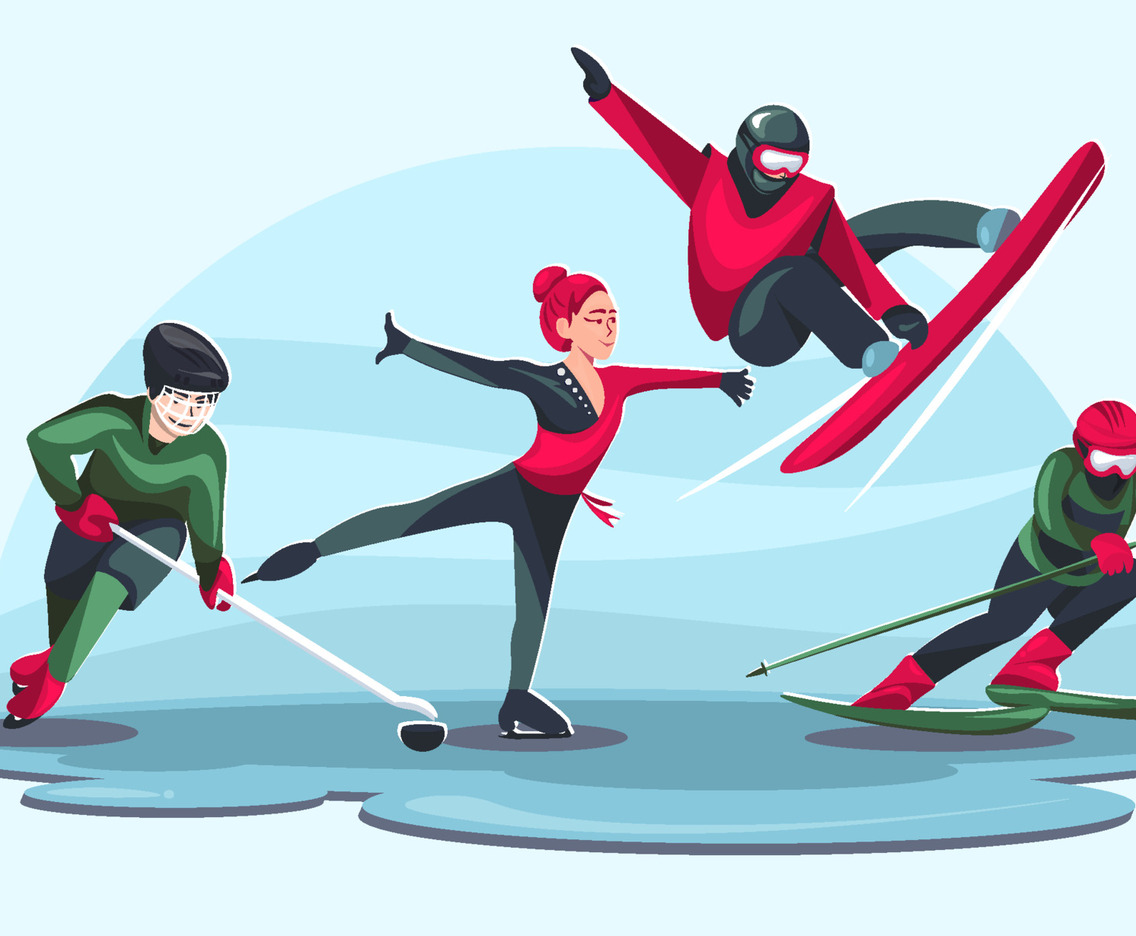 Winter Sports Character