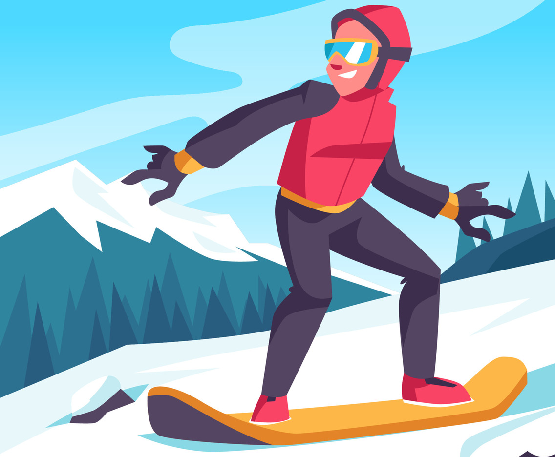 Man Skiing at Mountain