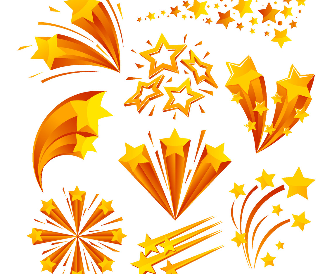 Star Decoration Element Set