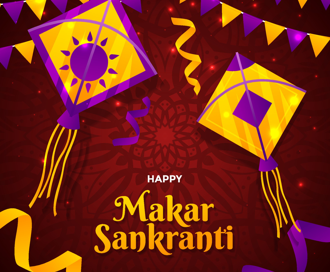 Happy Makar Sankranti Background