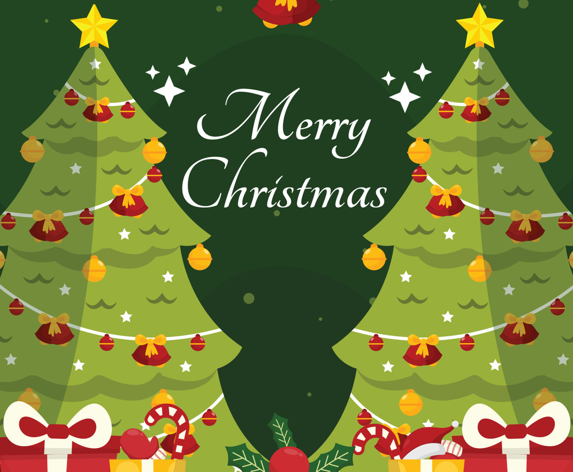 Decorative Trees and Gift Boxes