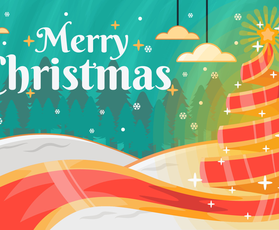 Christmas Tree Ribbon Concept