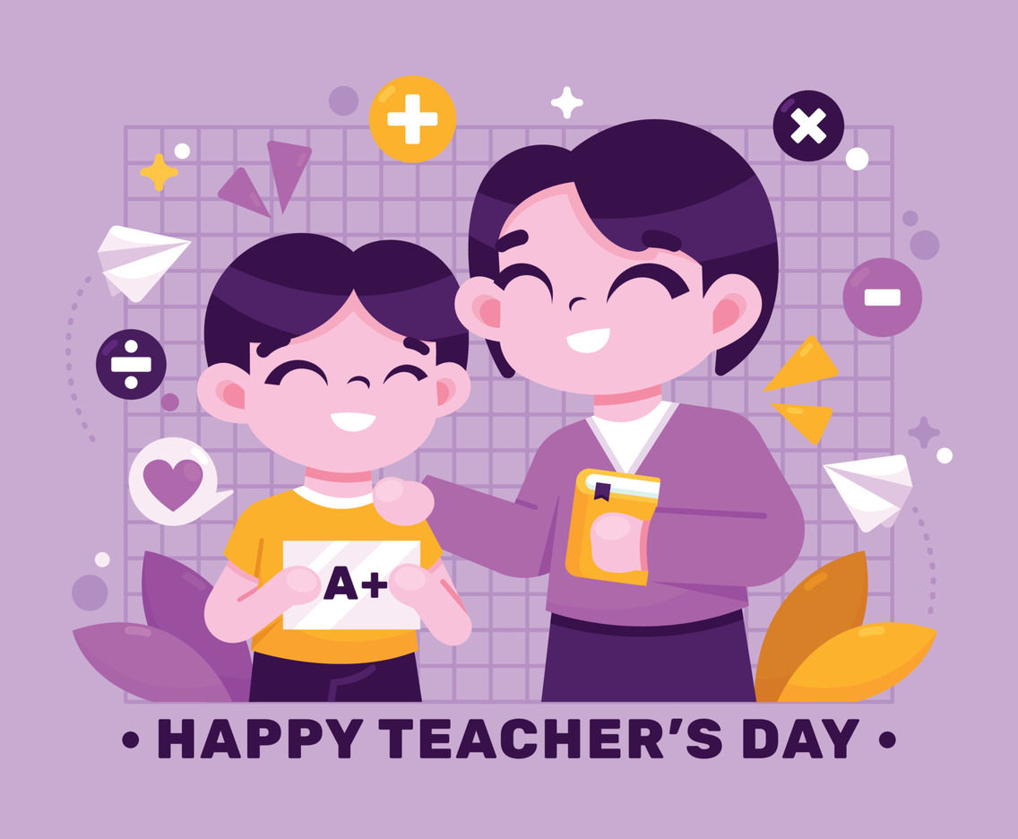 Happy Teacher's Day Concept