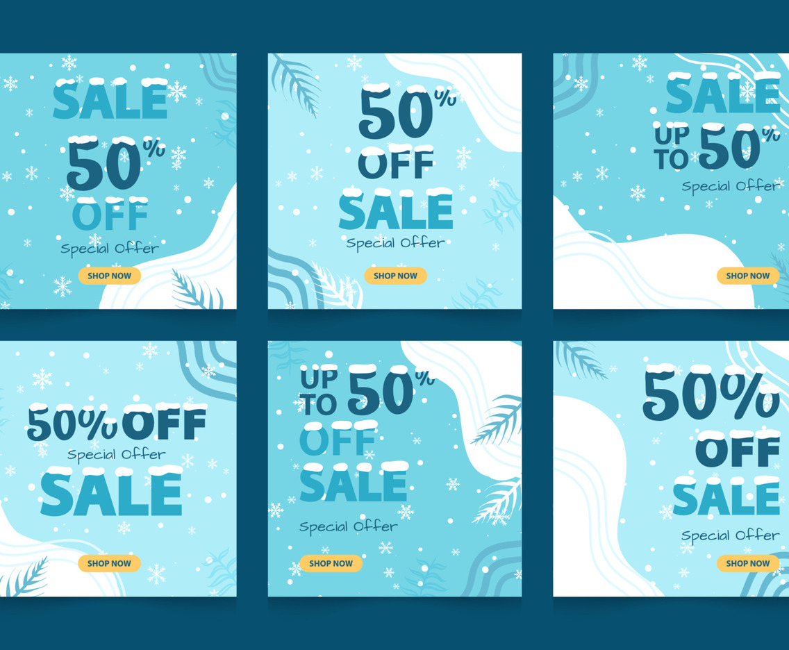 Winter Sale Social Media Post