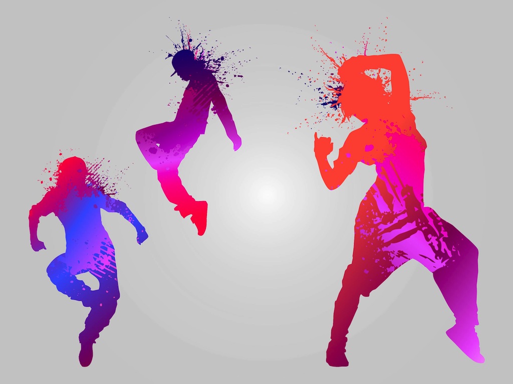 Dancing Silhouettes Vector Art & Graphics