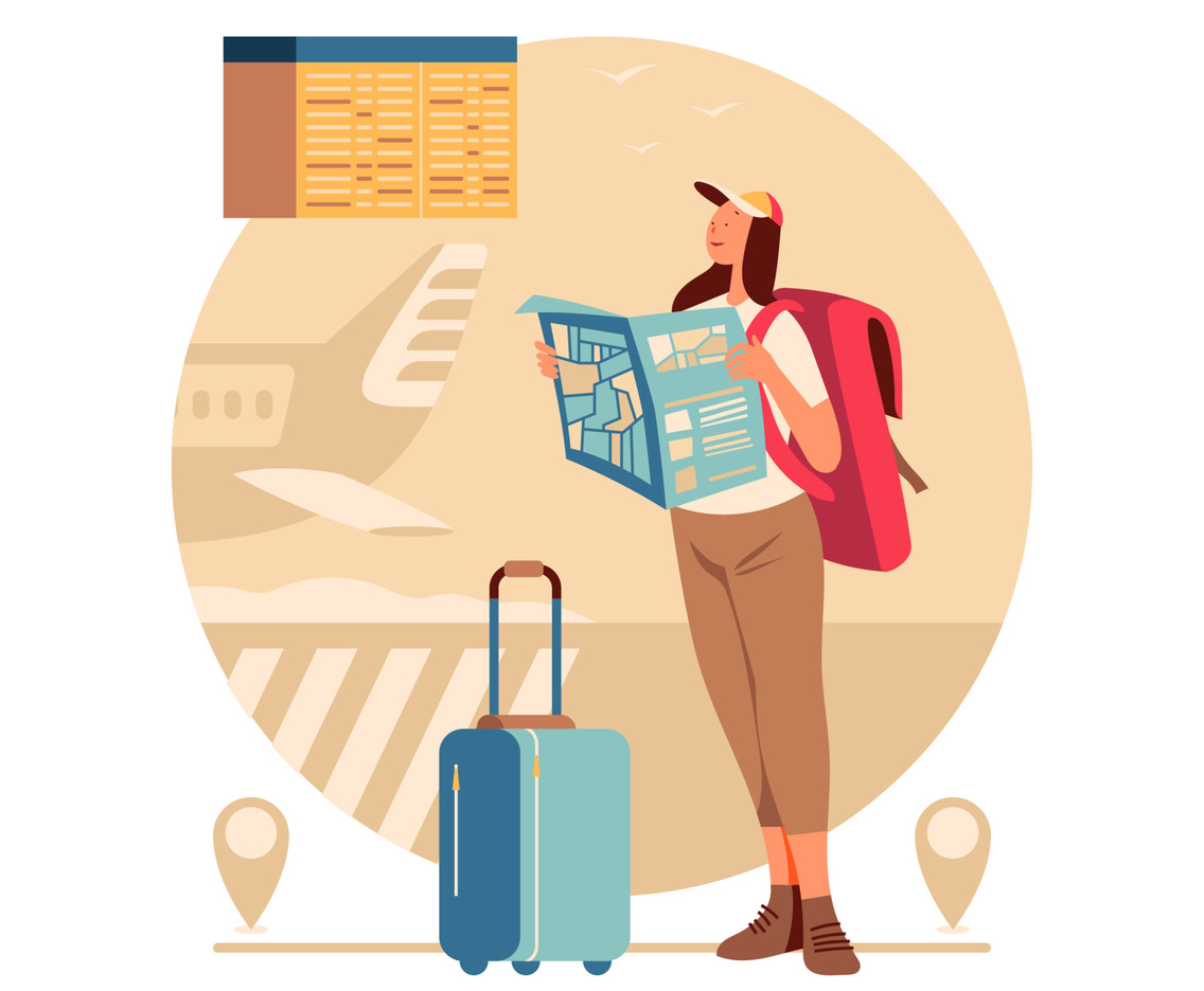 Women Going on Vacation Trip