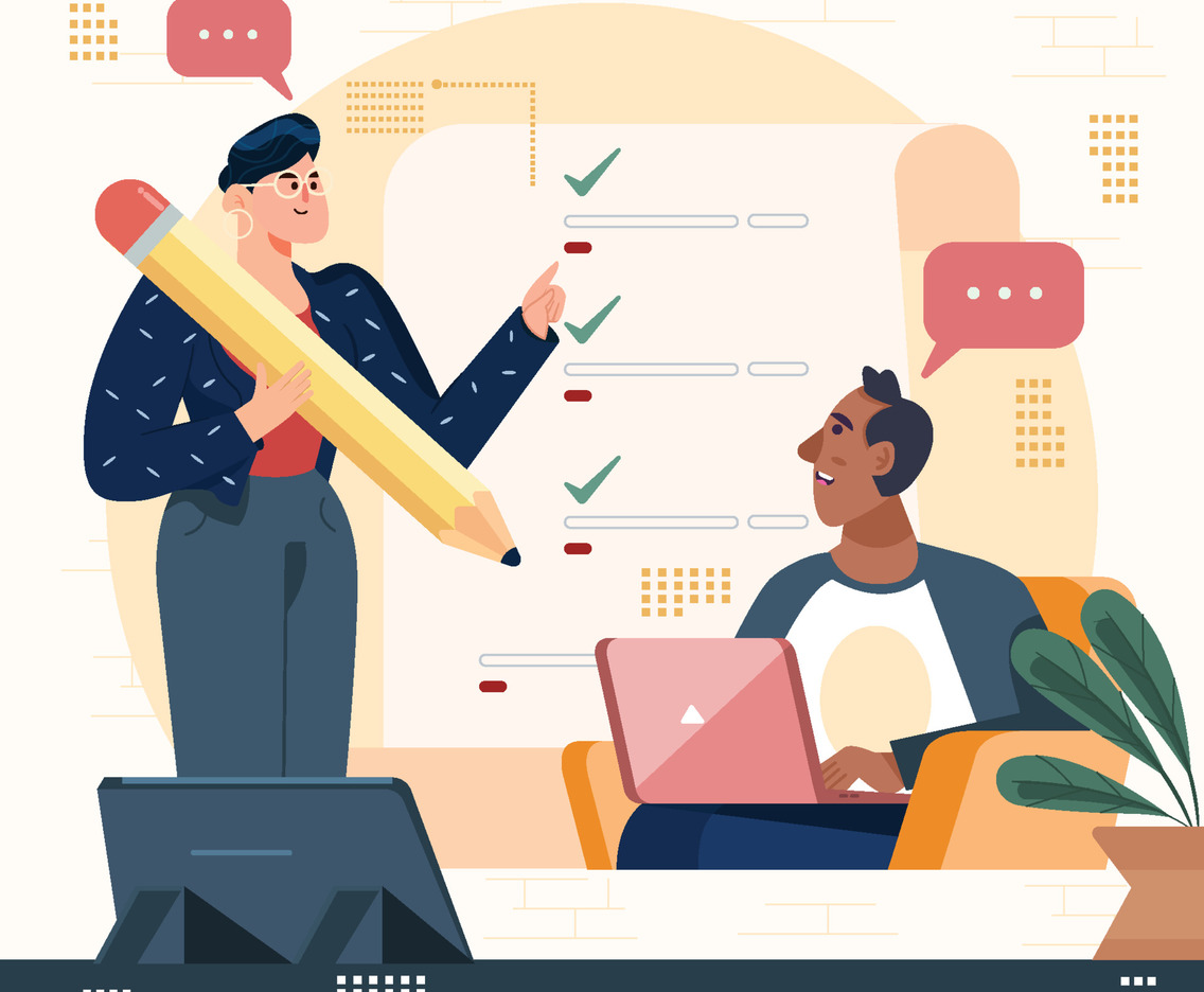 Coworkers Collaborate Create A Product Concept