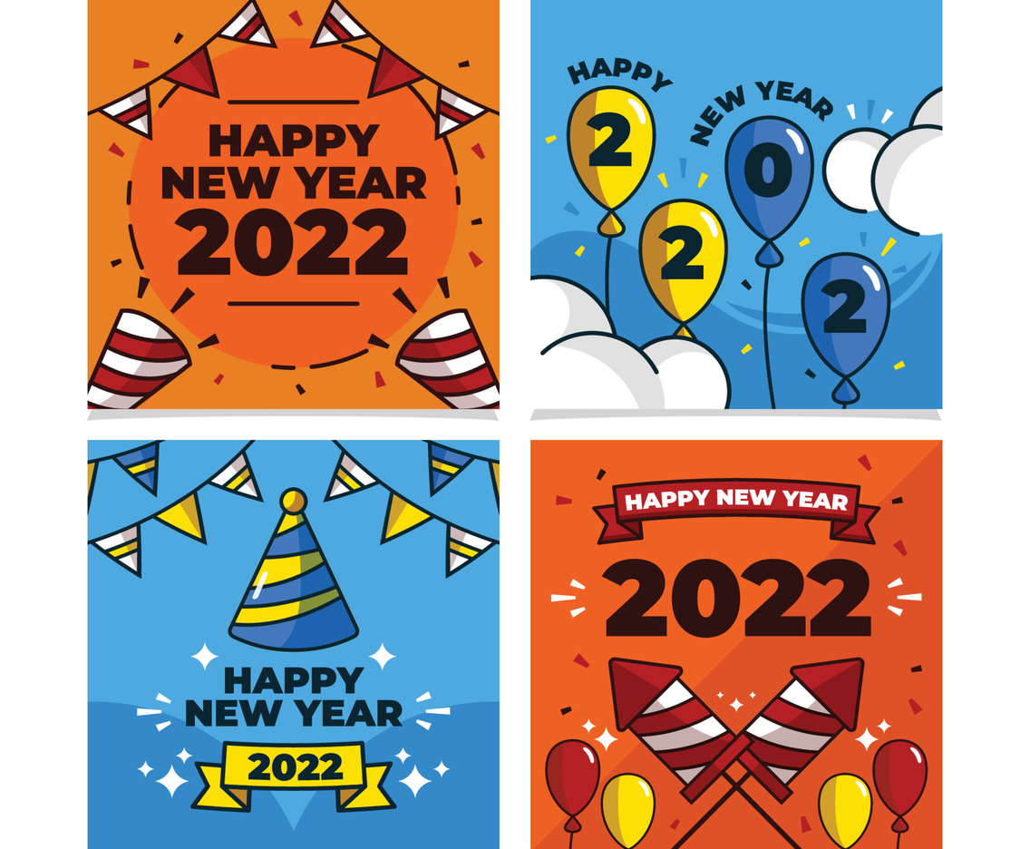 Happy New Year Social Media Post