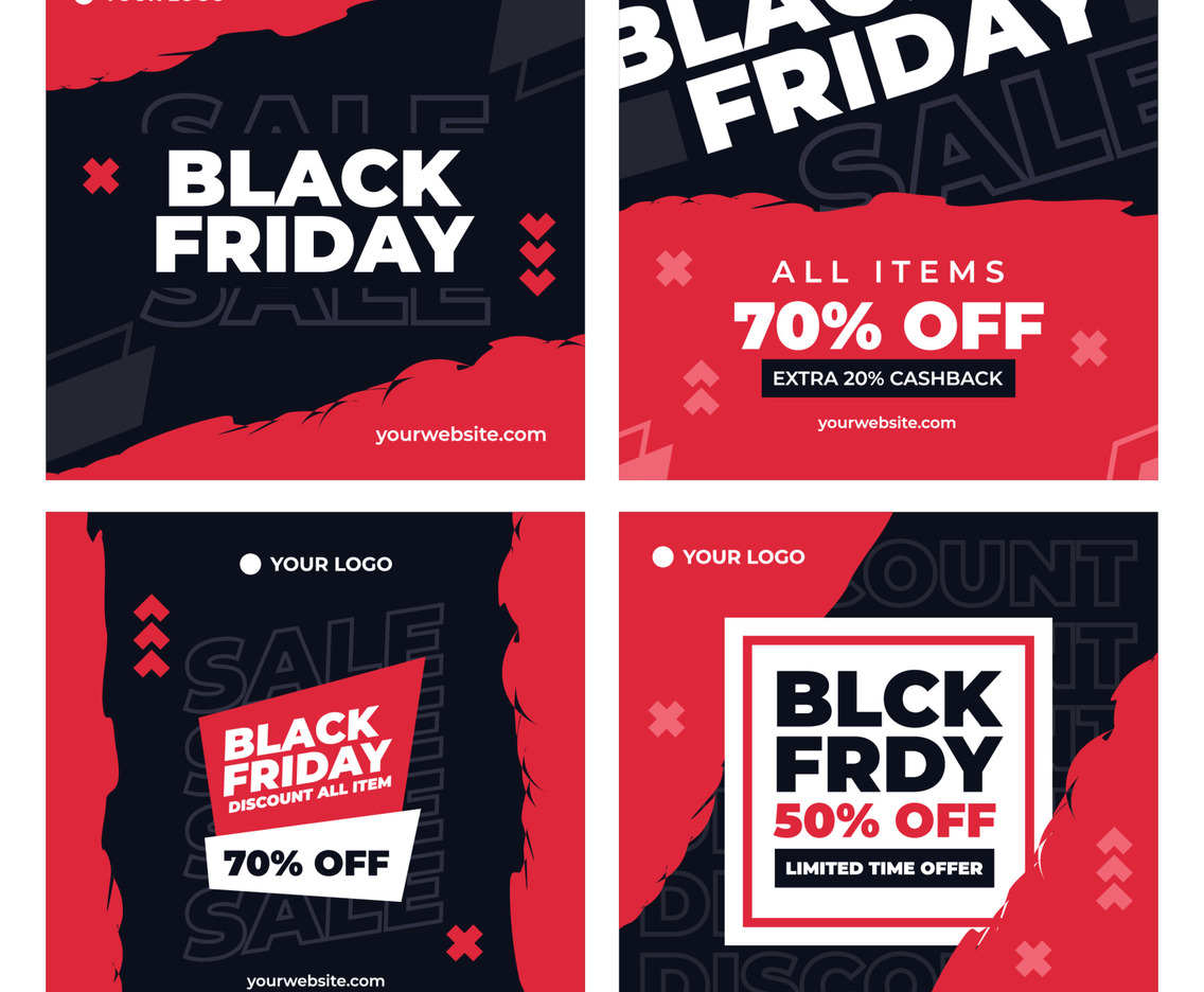 Black Friday Sale Social Media Post Collection