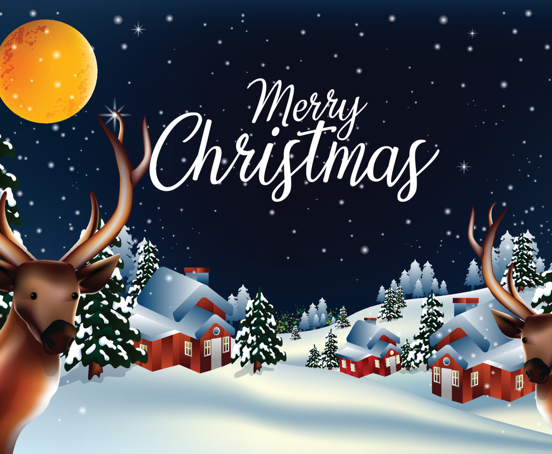 Celebrate Merry Christmas Background Concept