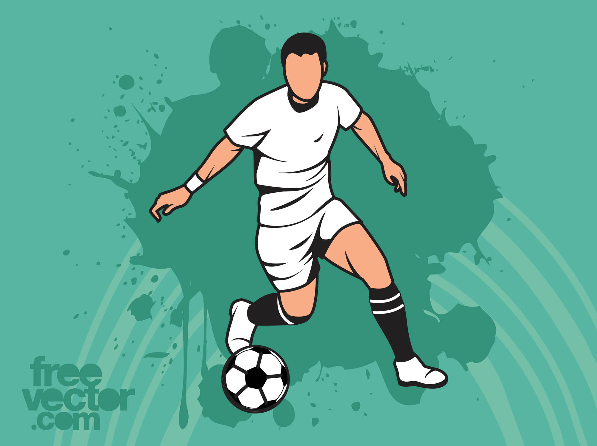 Football Action Vector Art & Graphics | freevector.com