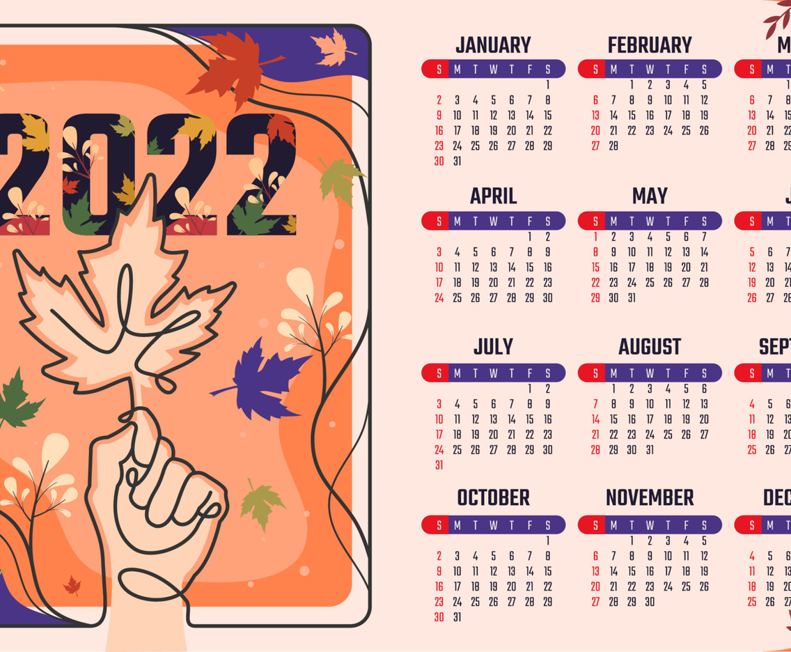 2022 Floral Calendar
