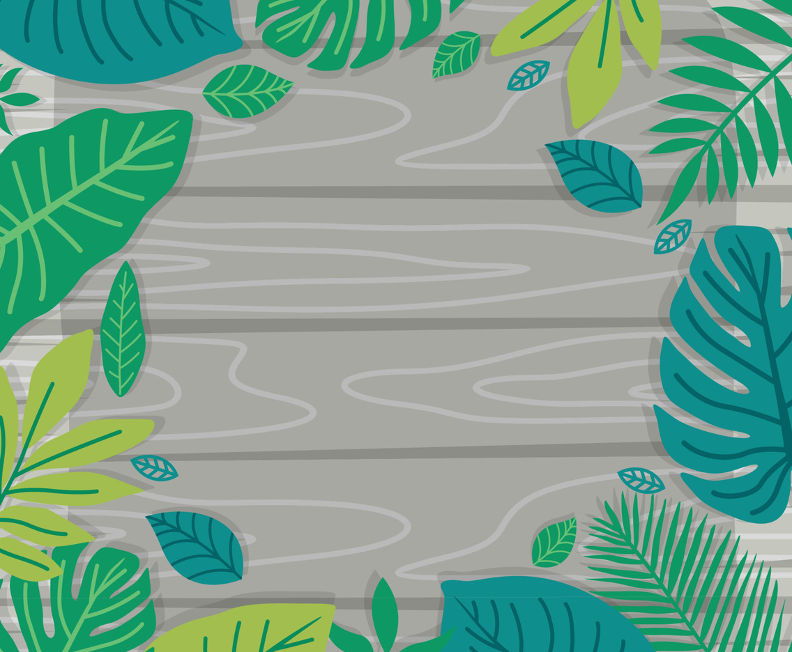 Grey Wood Foliage Background