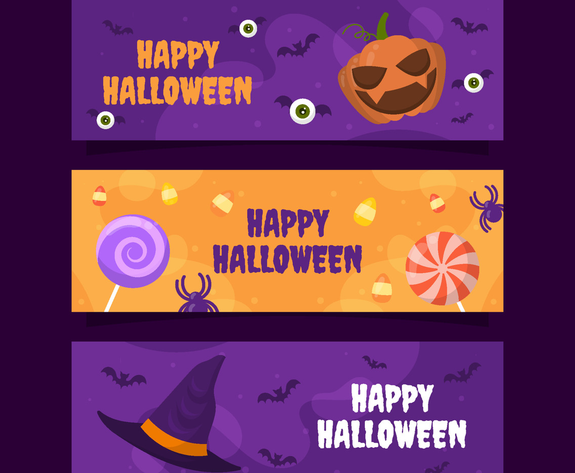 Halloween Festivity Banner Collection