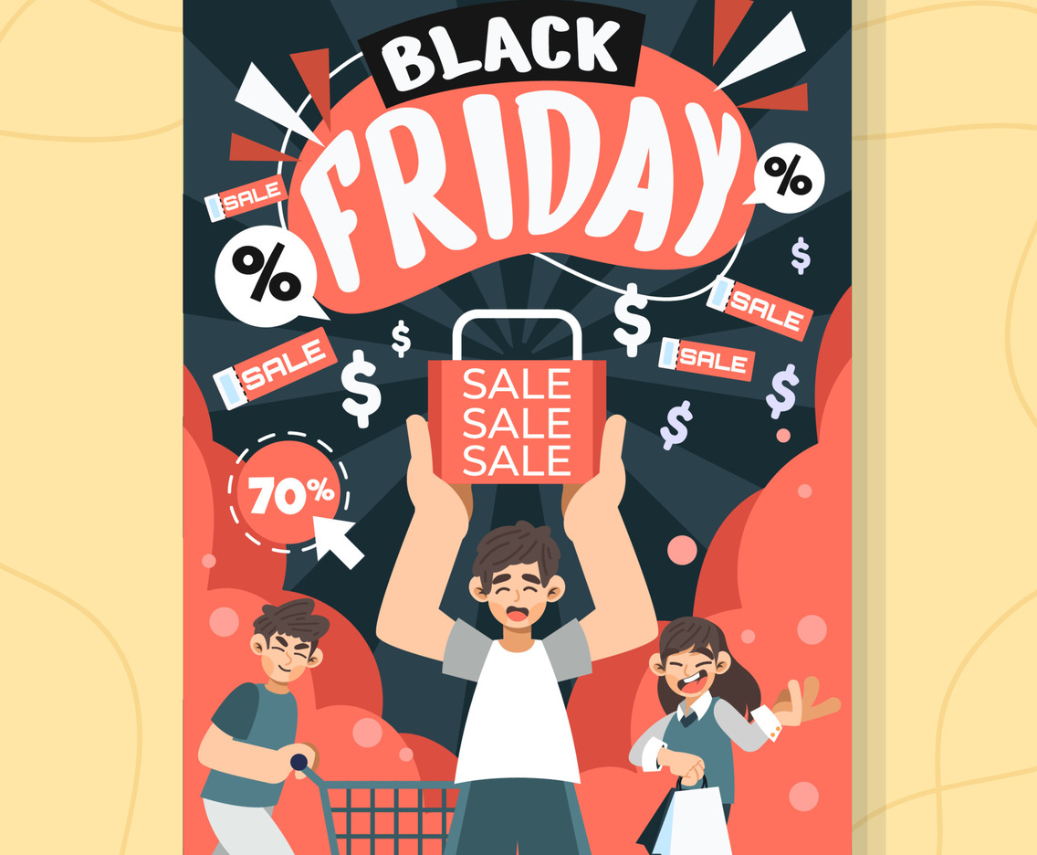 Happy of Black Friday Poster
