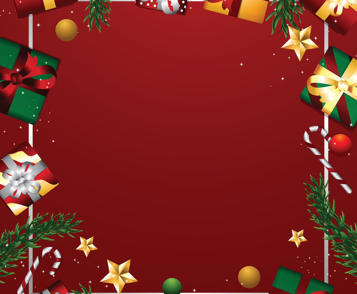 Christmas Gift Box Background Concept