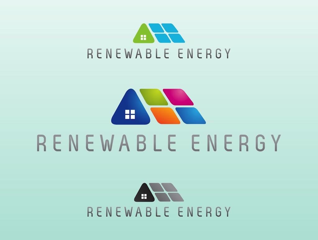 Renewable Energy Vector Logo