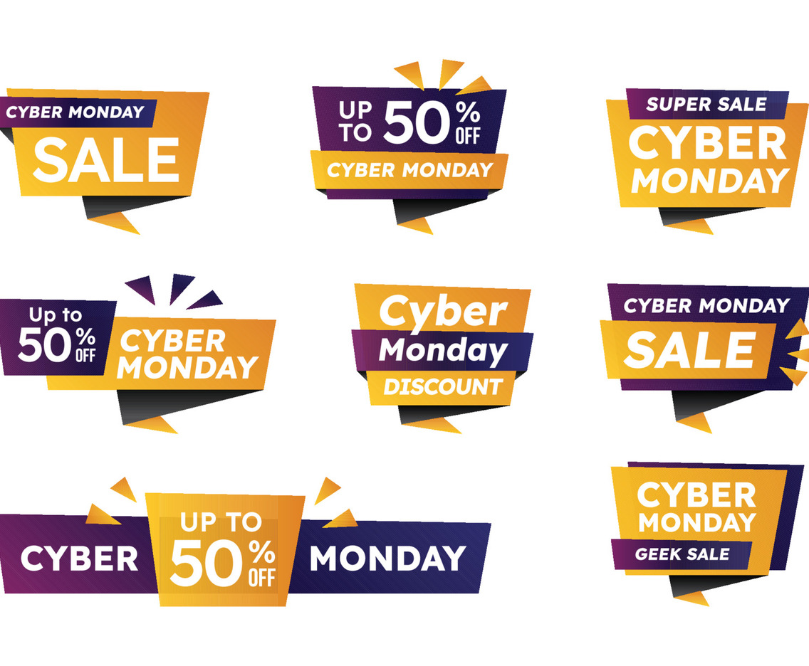 Cyber Monday Sale Badges