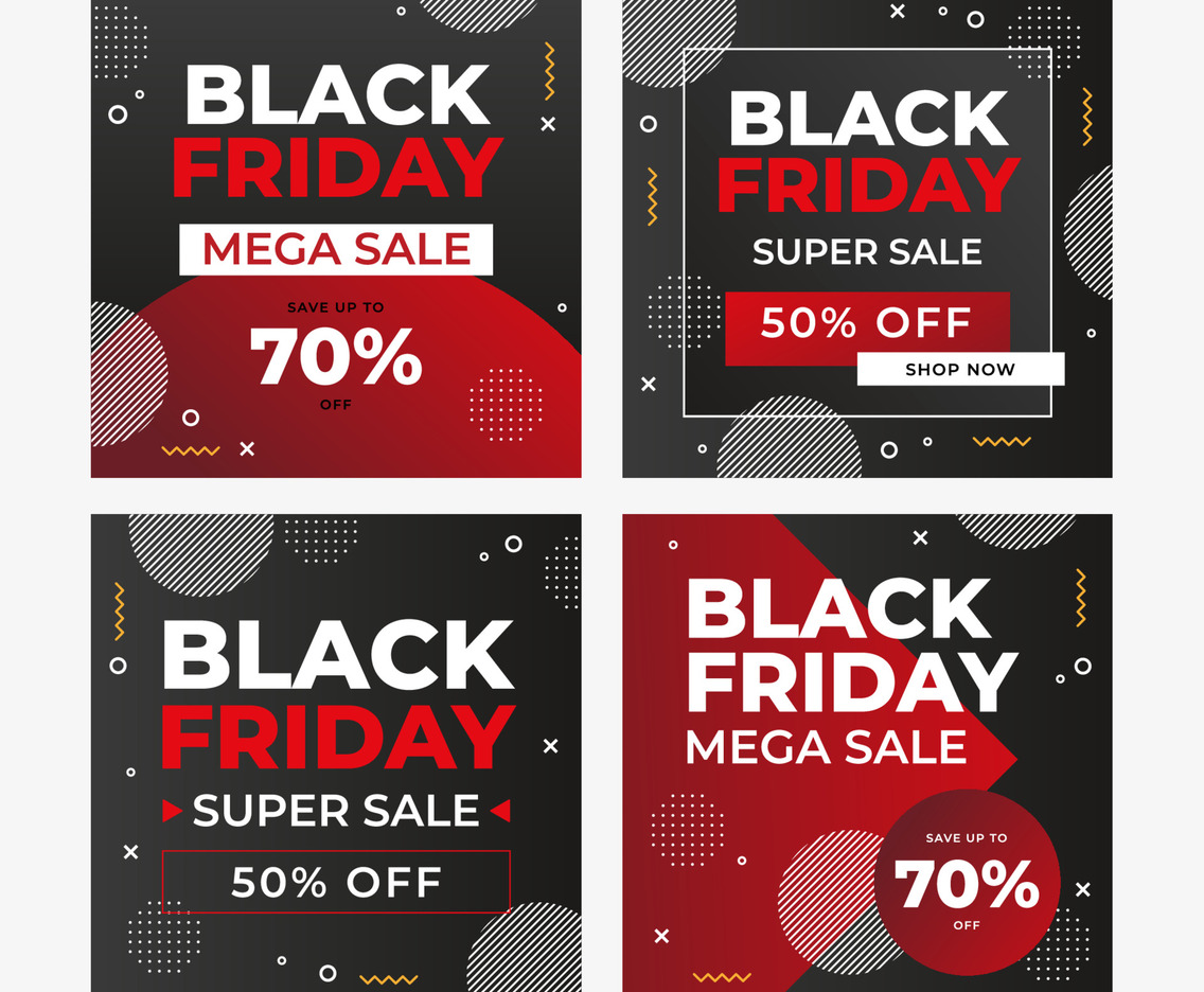 Black Friday Sale Social Media Marketing Design