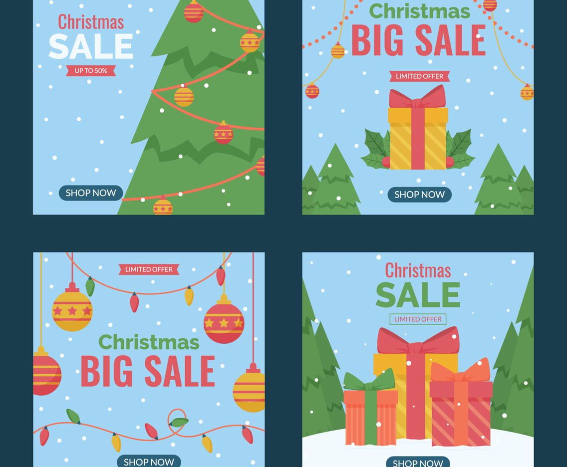 Christmas Sale Promotion Template