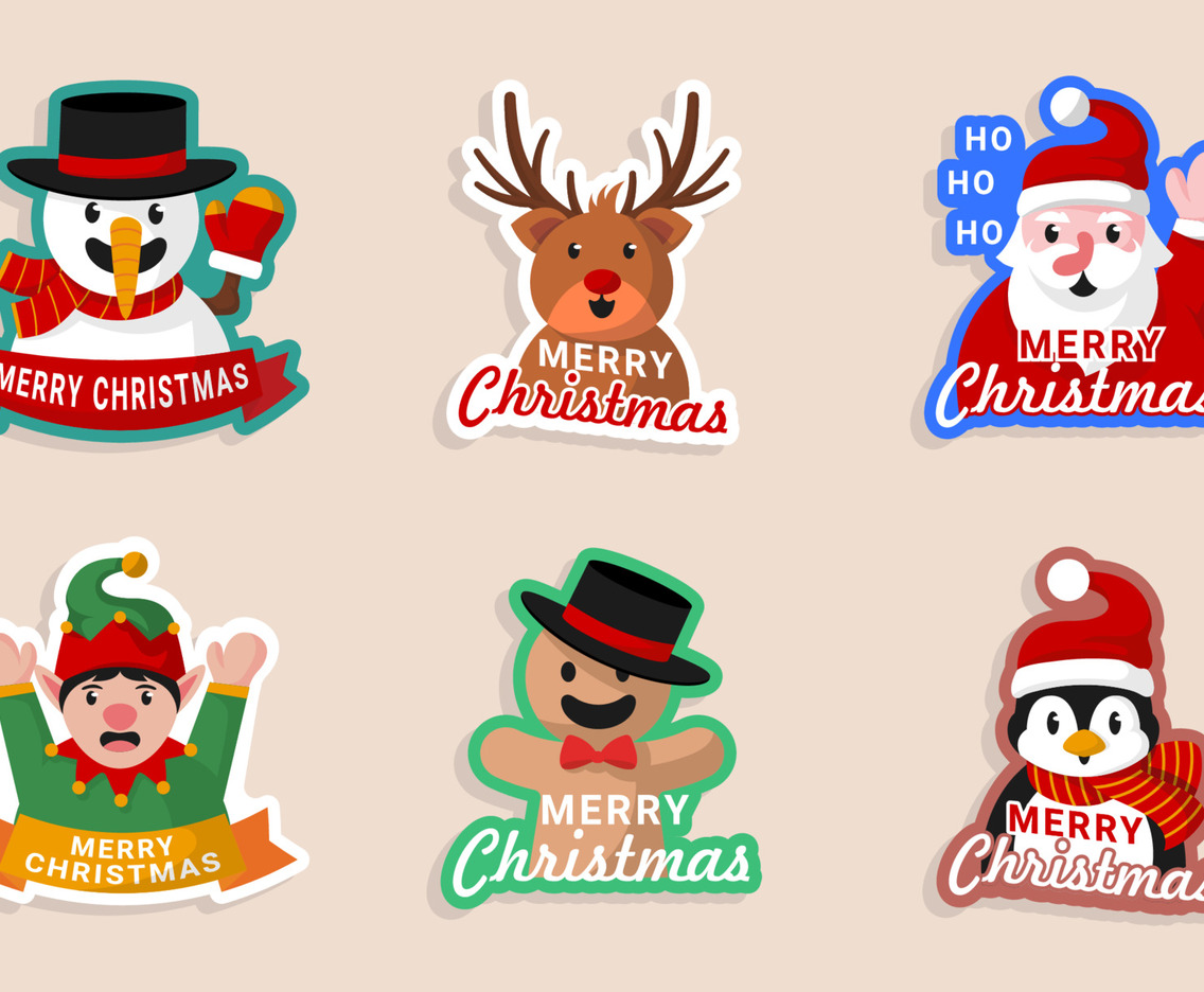 Christmas Sticker Collection