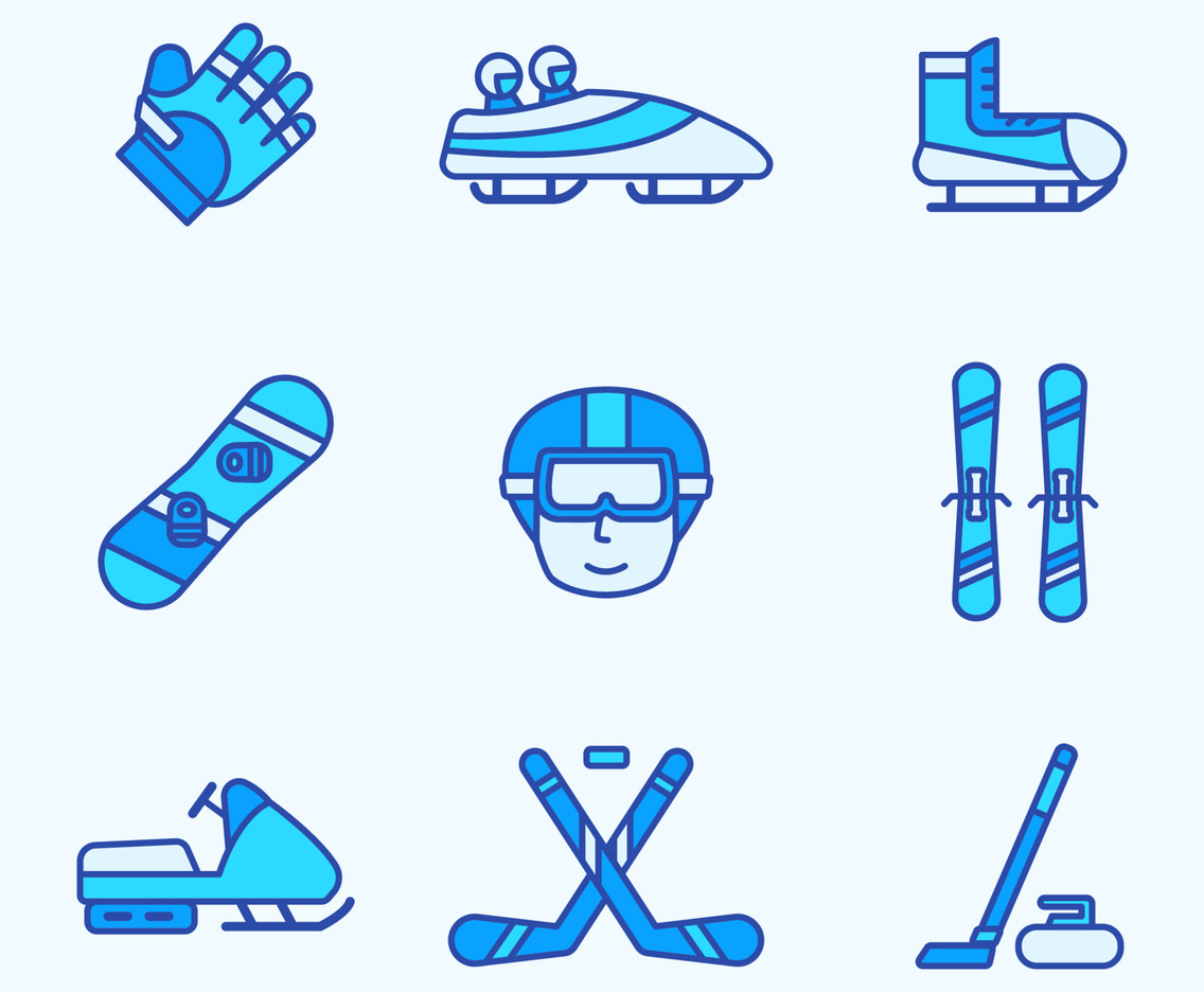 Winter Sport Icon Collection